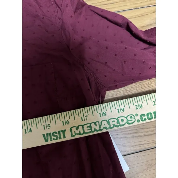 Old Navy Women Size Medium‎ Long Sleeve Button Down The Classic Shirt Cotton - Image 4