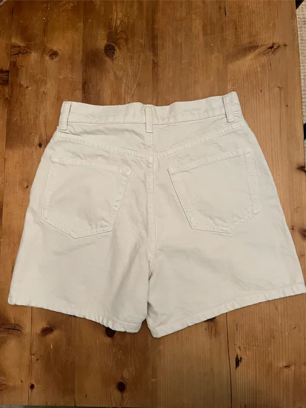 Amy Fly Button High-Rise Shorts - Image 2