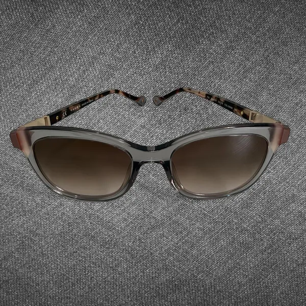 Yalea SYA078 Brown Gradient Cat Eye Sunglasses - Image 6