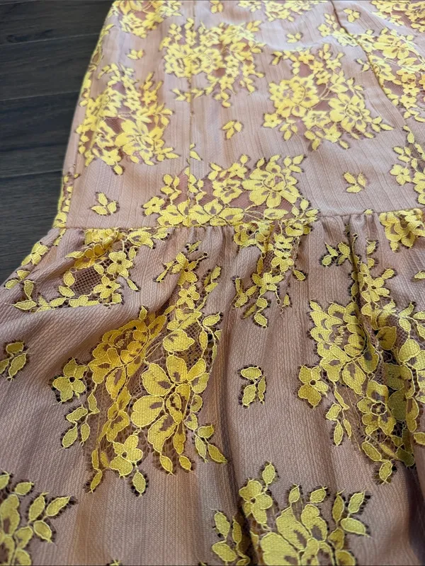 MAJORELLE Sashie Midi Dress in Golden Blush Size XS - C57-007 - Image 10