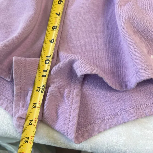 The North Face Purple Fleece Shorts Medium Women Lounge - Image 8
