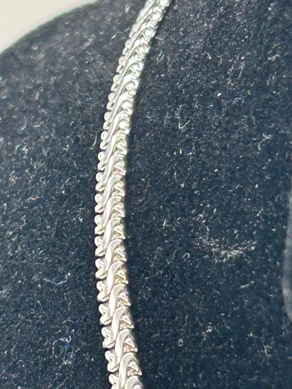 Layering Fishtail Chain Real Silver Stainless Steel Plated 3mm 20in Womens New - Image 3