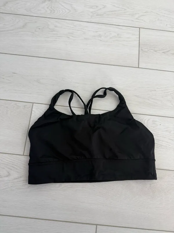 Lululemon Energy Longline Sports Bra Black - Image 3