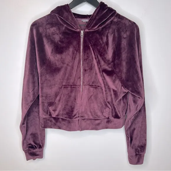 Victorias Secret Purple Velour Tracksuit Size‎ XS - Image 2
