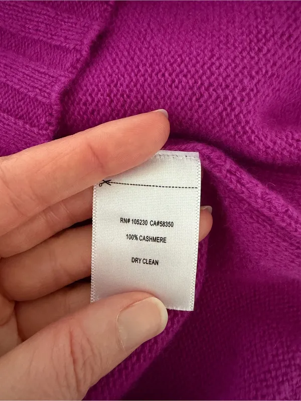 Equipment 100% Cashmere Mock Neck Sweater Pink Size Small Luxury Colorful Cutout - Image 5