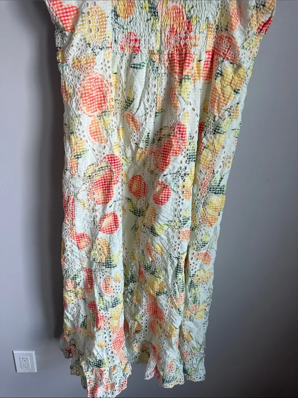 By Anthropologie Ruffled Eyelet Dress - Image 9