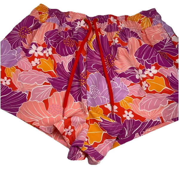 Roxy Bell Bottom Blooms No Bad Waves‎ Board Shorts Womens Small Floral NWT - Image 4