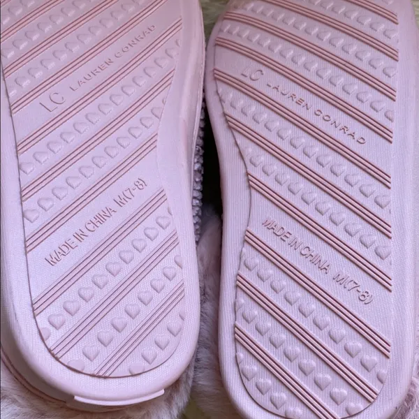 NWT Lauren Conrad Pink Sequin Slippers - Image 7