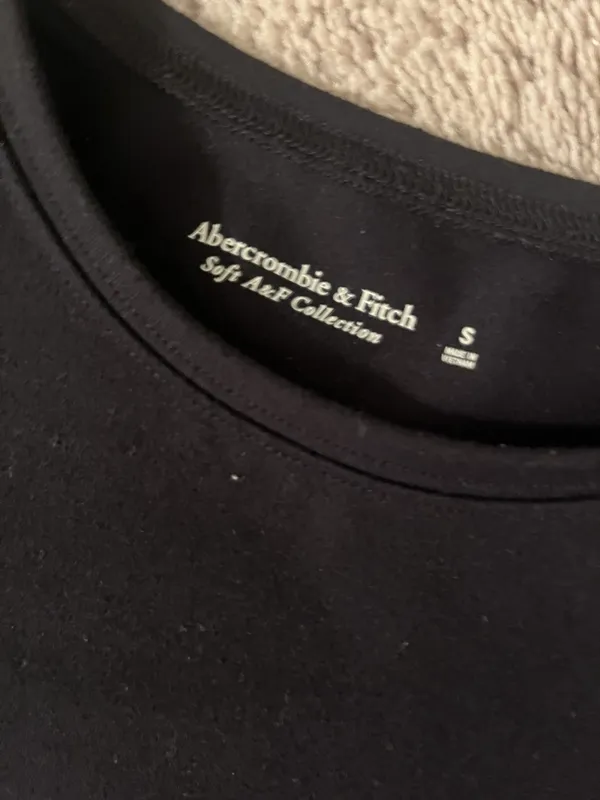 Abercrombie & Fitch Black Boatneck Bodysuit - Image 4
