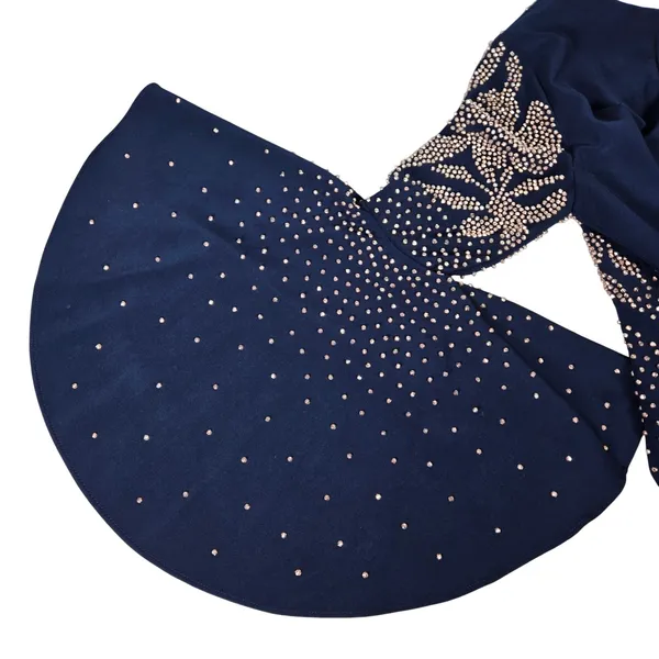 Betsy & Adam Navy Beaded Bell Sleeve V Neck Mini Cocktail Dress Size 8‎ NWT - Image 9