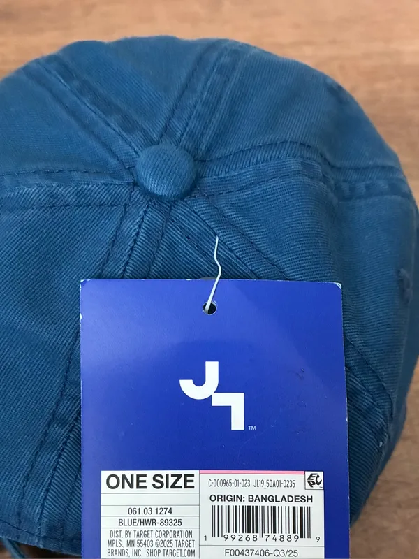 JoyLab Classic Blue Cotton Baseball Cap, NWT - Image 7