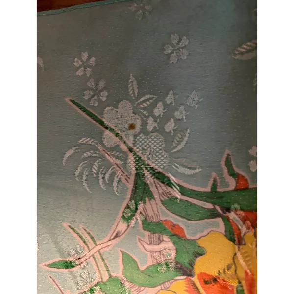 Vintage Floral Print Scarf Lightweight Accessories Fashion‎ Women Made in Japan - Image 7