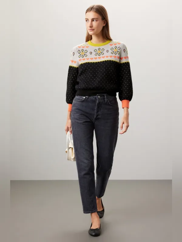 kate spade new york Embroidered Fair Isle Sweater - Image 8