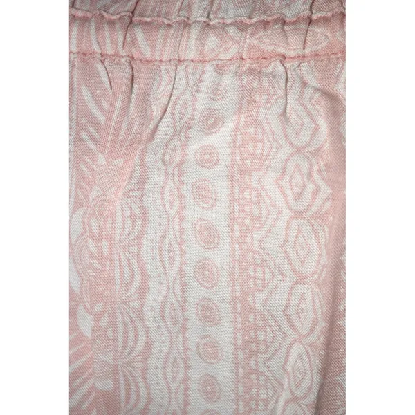 Roxy Maxi Dress Womens Small Pink Good T-Back Boho Tribal Print Button Front - Image 7