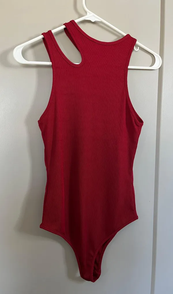 Wine Colored Bodysuit - Image 4