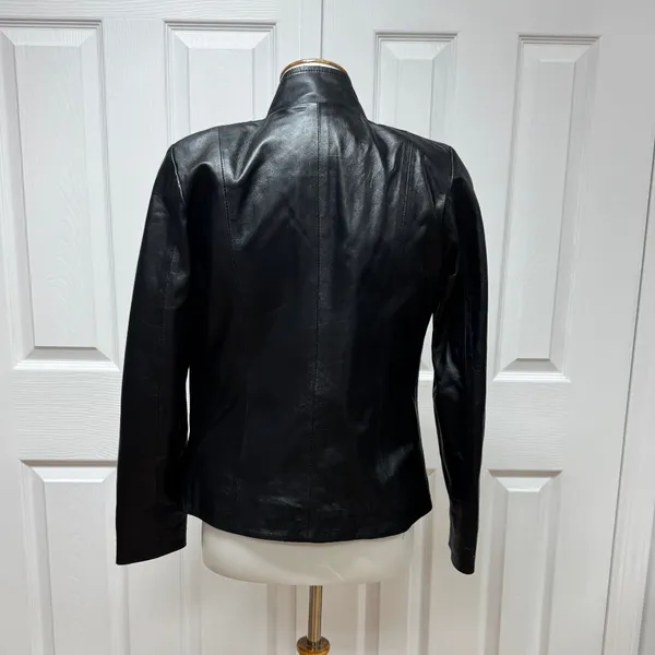 Fairytale‎ Leather Mallorca Genuine Leather Black Jacket. Size M. - Image 2