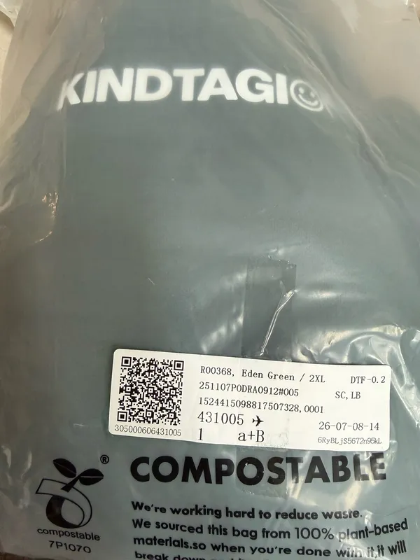 kindtagious kindness graphic sweatshirt green size 2xl - Image 4