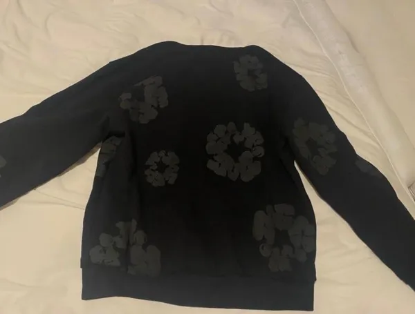 men’s denim tears hoodie Black Size L - Image 4