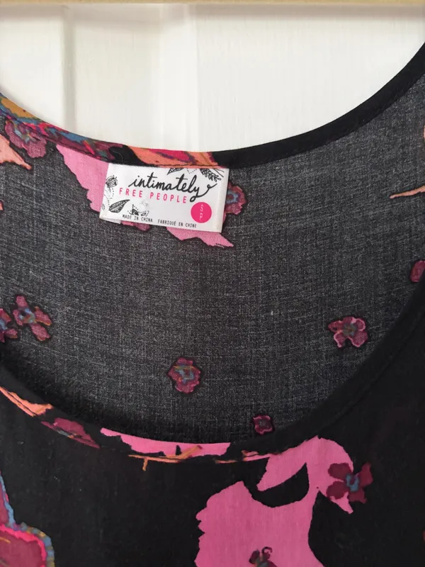 Free People - Floral Print Trapeze Slip Dress - Image 3