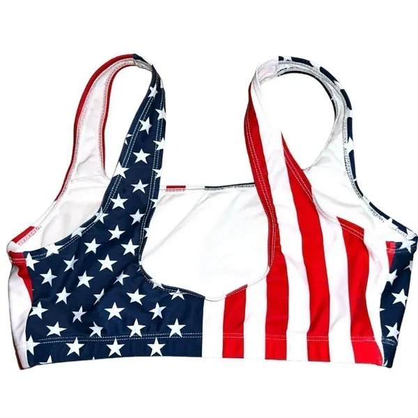 No brand awesome patriotic flag inspired 2piece bikini! New - Image 6