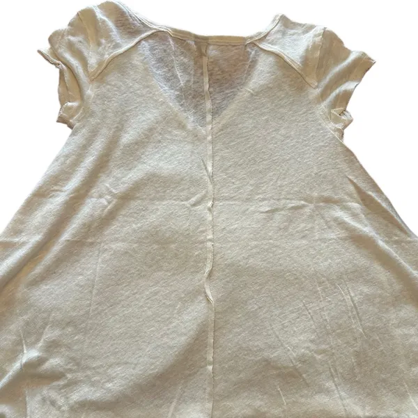 NWOT‎ FREE PROPLE white t shirt wide bottom size Xs - Image 2