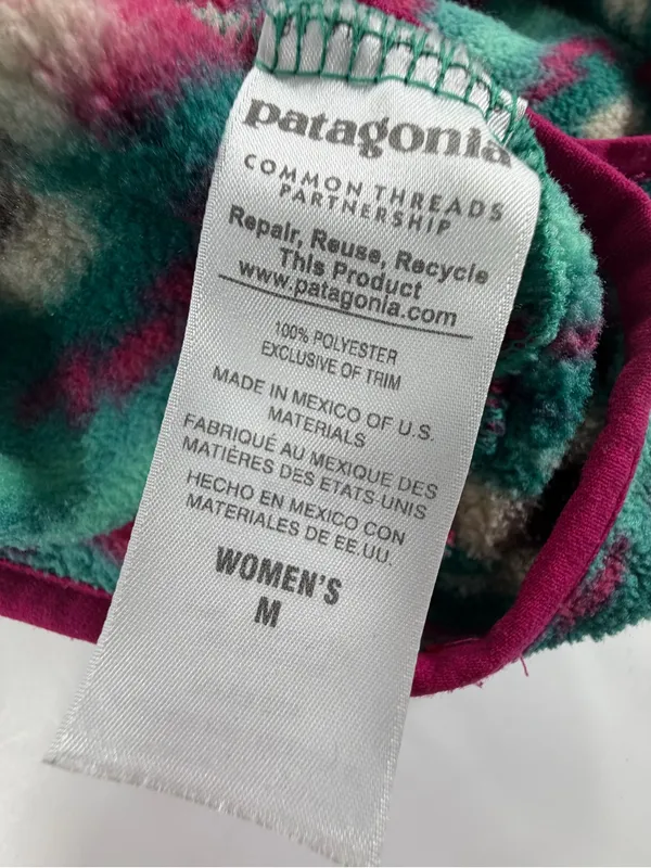 Patagonia Synchilla Snap-T Aztec Southwest Fleece Pullover Women’s Medium - Image 6
