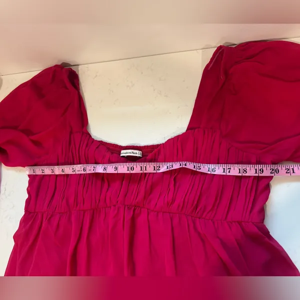 Abercrombie & Fitch Deep Pink Blouse - Image 8