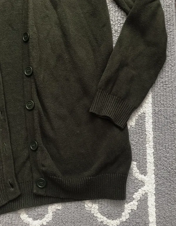 Forever21 Dark Green Long Cardigan Sweater Top - Image 5