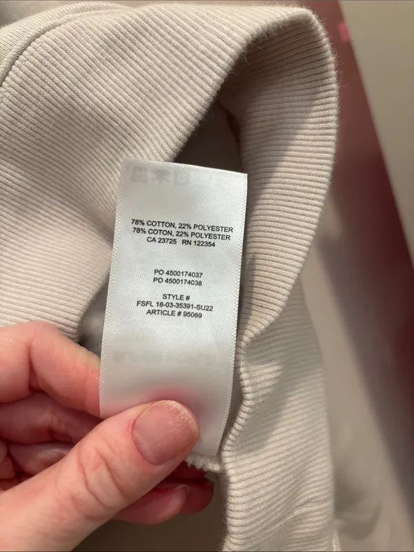 Aritzia Superworld Hoodie Sweatshirt Grey Cozy Oversized XS - Image 6