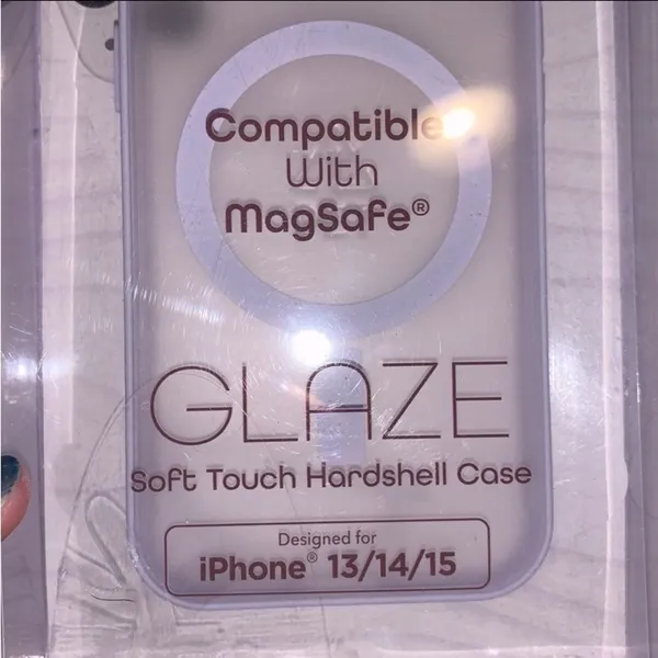 Merkury Innovations glaze MagSafe soft touch hard shell case iPhone 13/14/15 - Image 2