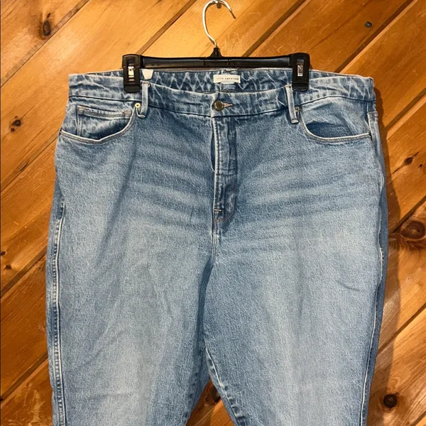 Good American good curve skinny crop distressed ankle size 18 jeans - Image 3