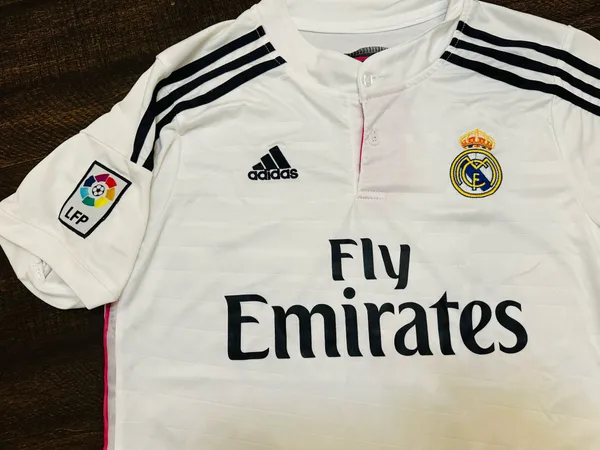 Real Madrid 2014/2015 Adidas Home Soccer Shirt Men'S Size Small Jersey - Image 2