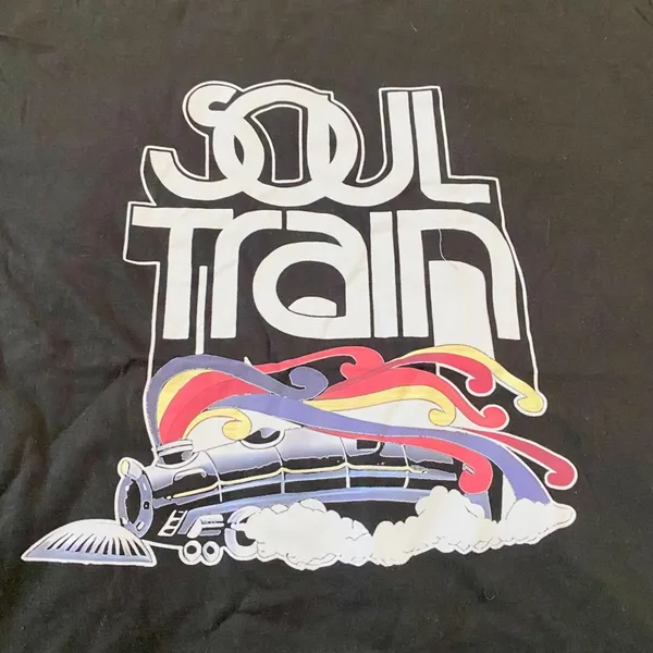 New unworn Black Soul Train 100% Cotton Graphic Print T-shirt XL - Image 2