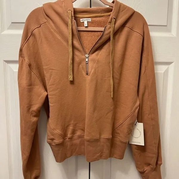 Revolve WELL BEING BEING‎ WELL size small Avalon half zip hoodie organic cotton - Image 2