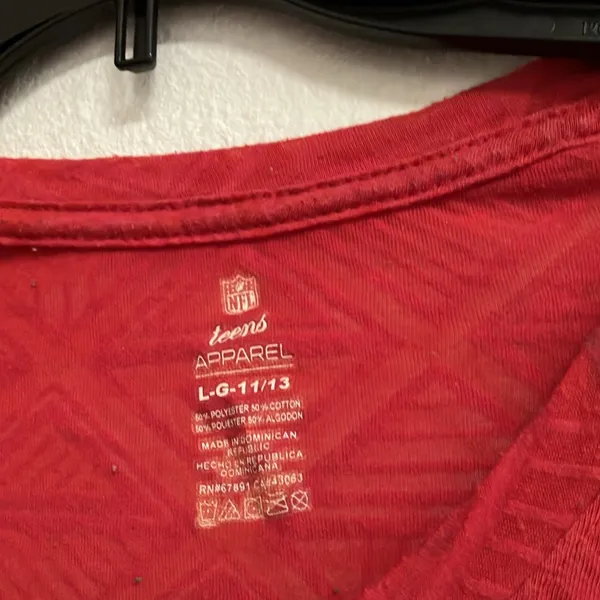 National Football League FINAL MARKDOWN Junior San Francisco 49’ers kaepernick top large - Image 3