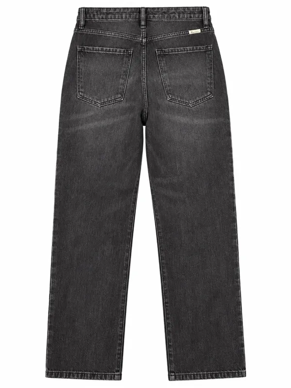 Kancan Black High Rise Straight Leg Jeans Size 7/27 100% Cotton - Image 3