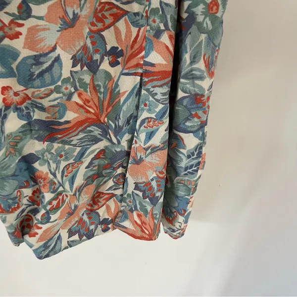 Faherty Paradise Blossom Floral Bay Twist Resort Tropical Beach Maxi Dress - Image 5