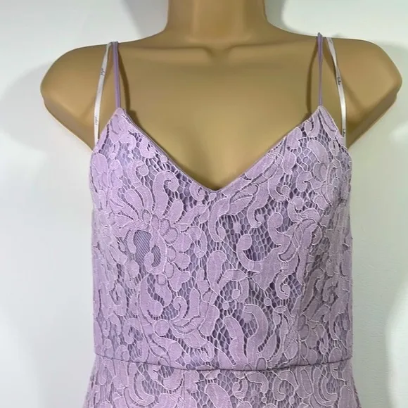 Lulus lace lavender maxi formal dress Xs - Image 6