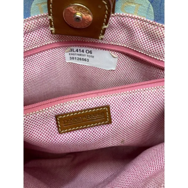 DOONEY & BOURKE Blue Brown Shoulder Bag Customized - Image 11