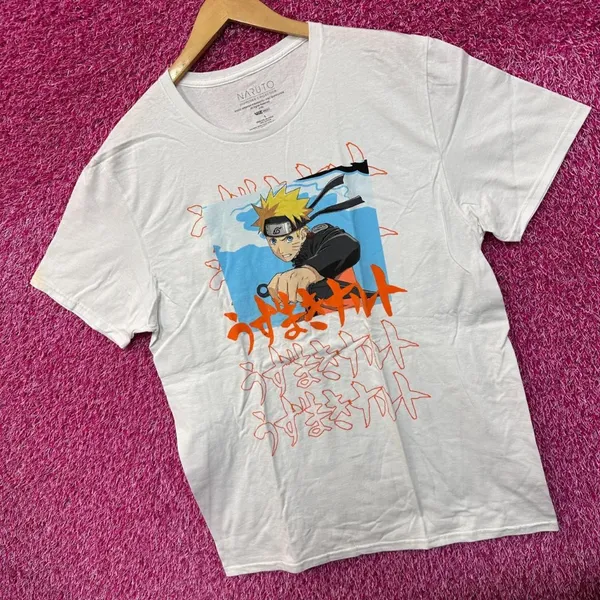 Naruto Uzumaki Hidden Leaf Hero Naruto Shippuden Anime Tee L - Image 3