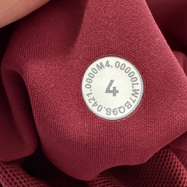 Lululemon Fast and Free High-Rise Short 8 Nulux Burgundy Red Size 4 W7BQSS - Image 4