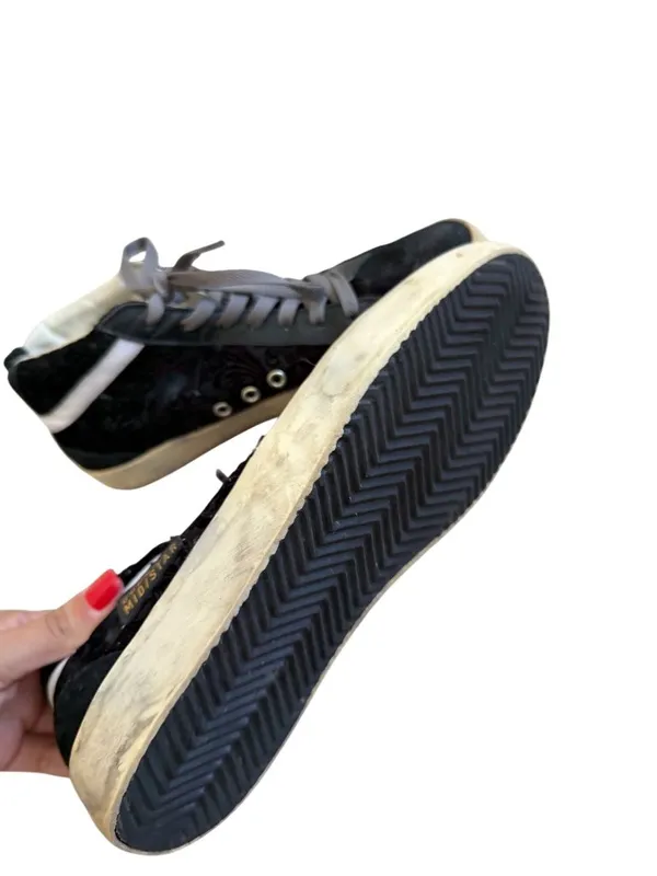 GOLDEN GOOSE Women’s Midstar Black Sneakers Size 40 - US 10 - Image 6