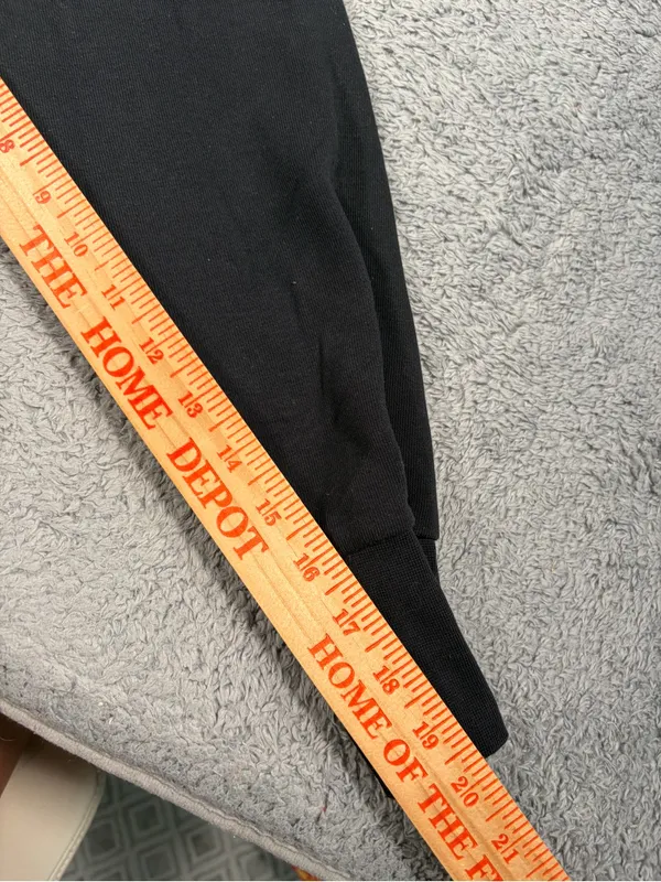 Nike Black Cropped Crewneck Sweatshirt logo medium - Image 12