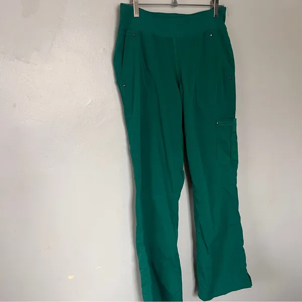 Healing Hands Women's Green Scrub Pants Small - Image 2