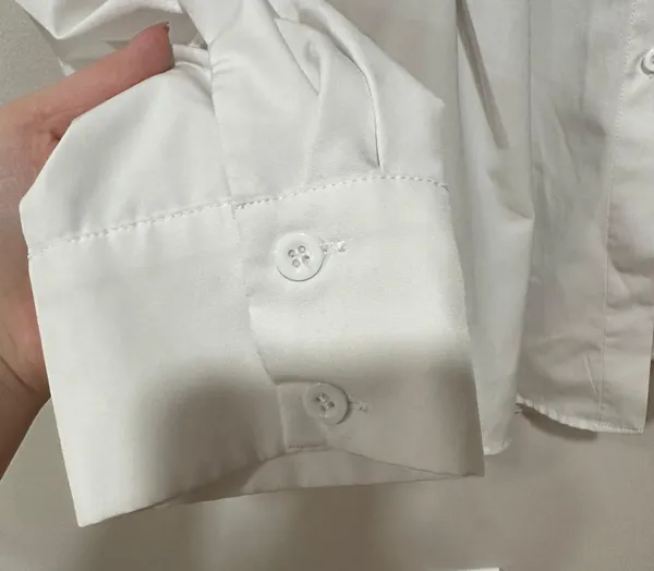 Cider white button down mini dress  Size Small - Image 7