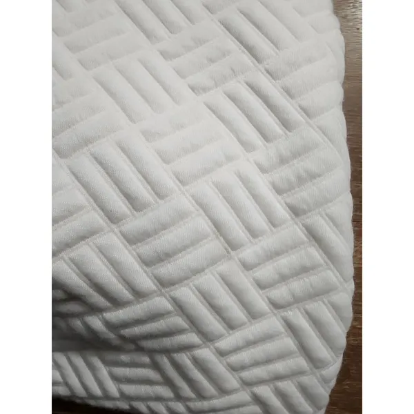NINE WEST ACTIVE Women's White Quilted Half Zip Pullover‎ Hoodie Large - Image 7