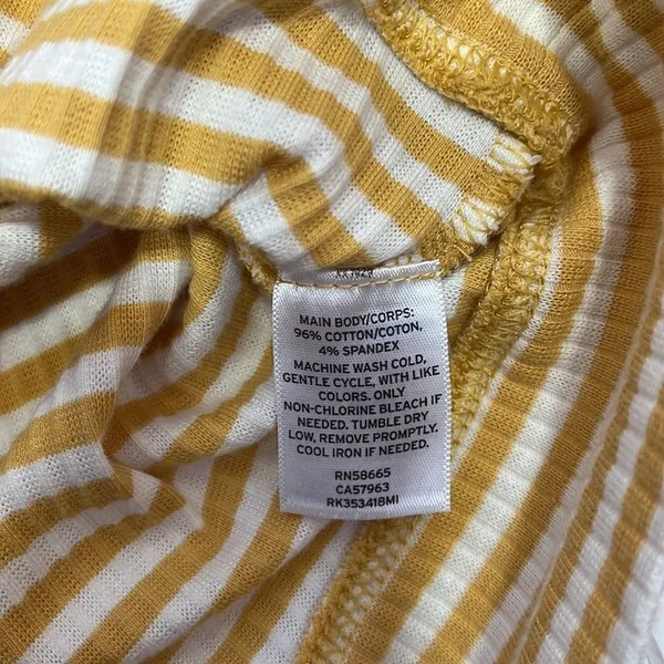 Melrose and Market striped open back top - Image 4