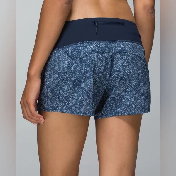 Lululemon Run‎ Times Short 4-way Stretch Sashico Star Inkwell Ghost Inkwell - Image 2