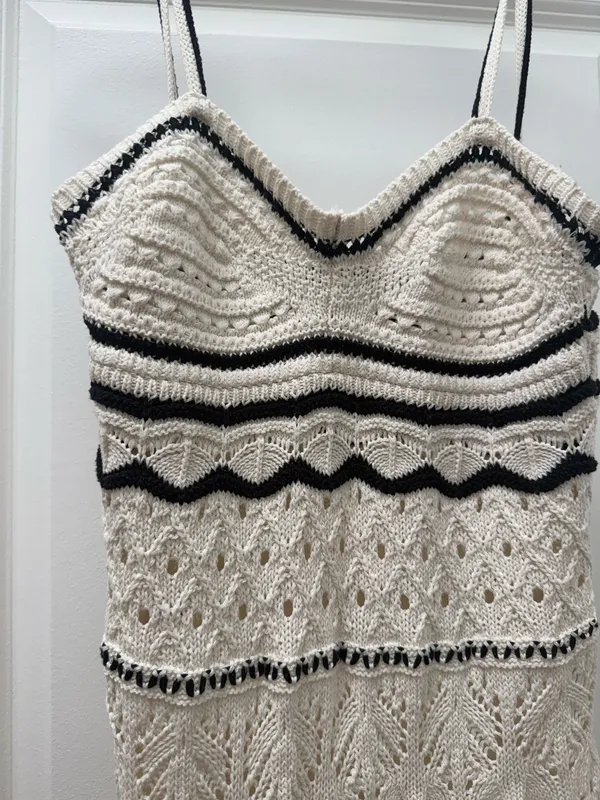 ZARA Crochet Maxi Dress Knit - Image 3