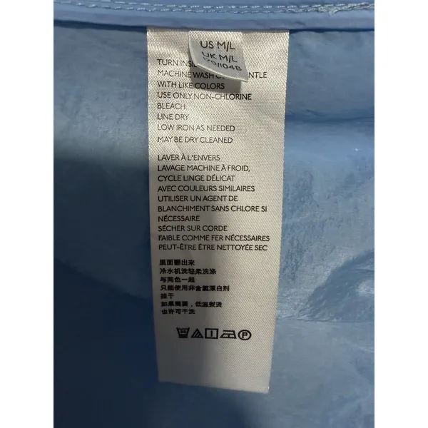 Free‎ People We The Free Summer Winds Poncho Blue Women's Size Medium/Large - Image 13